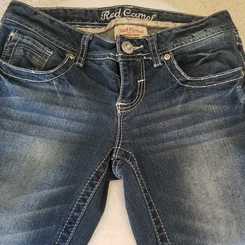 Red Camel Women's Dark Blue Boot Cut Jeans